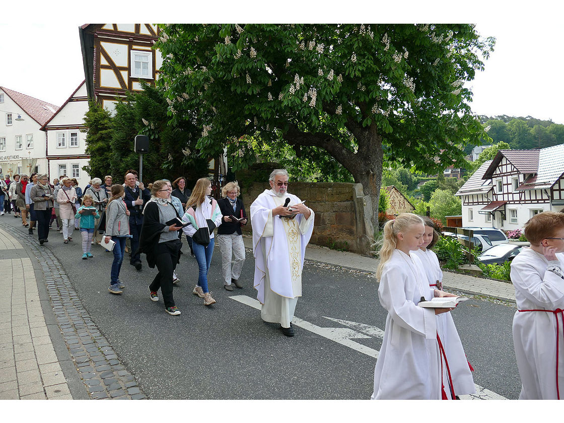 Bittprozession an Christi Himmelfahrt (Foto: Karl-Franz Thiede)